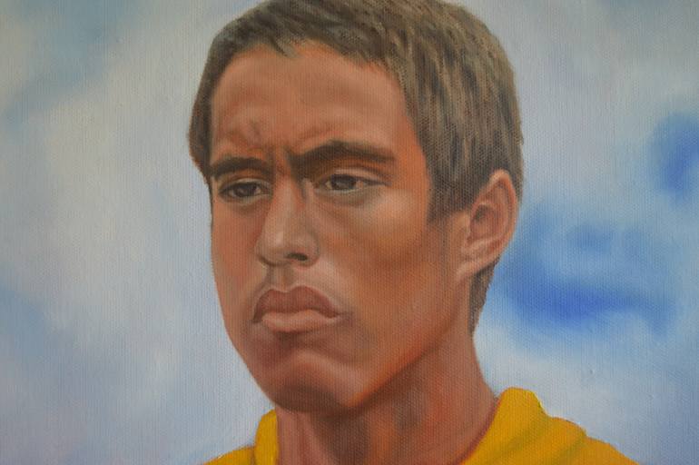 Original Conceptual Men Painting by Thu Nguyen