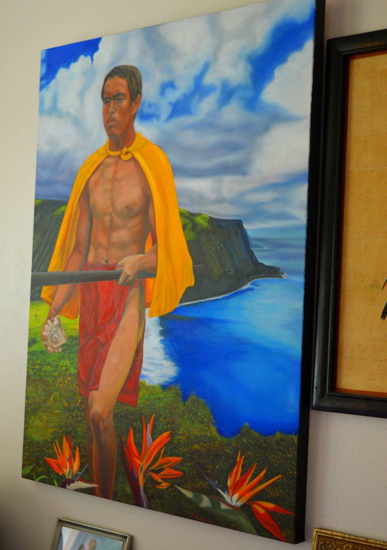 Original Conceptual Men Painting by Thu Nguyen