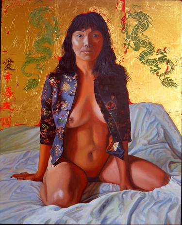 Print of Figurative Erotic Paintings by Thu Nguyen