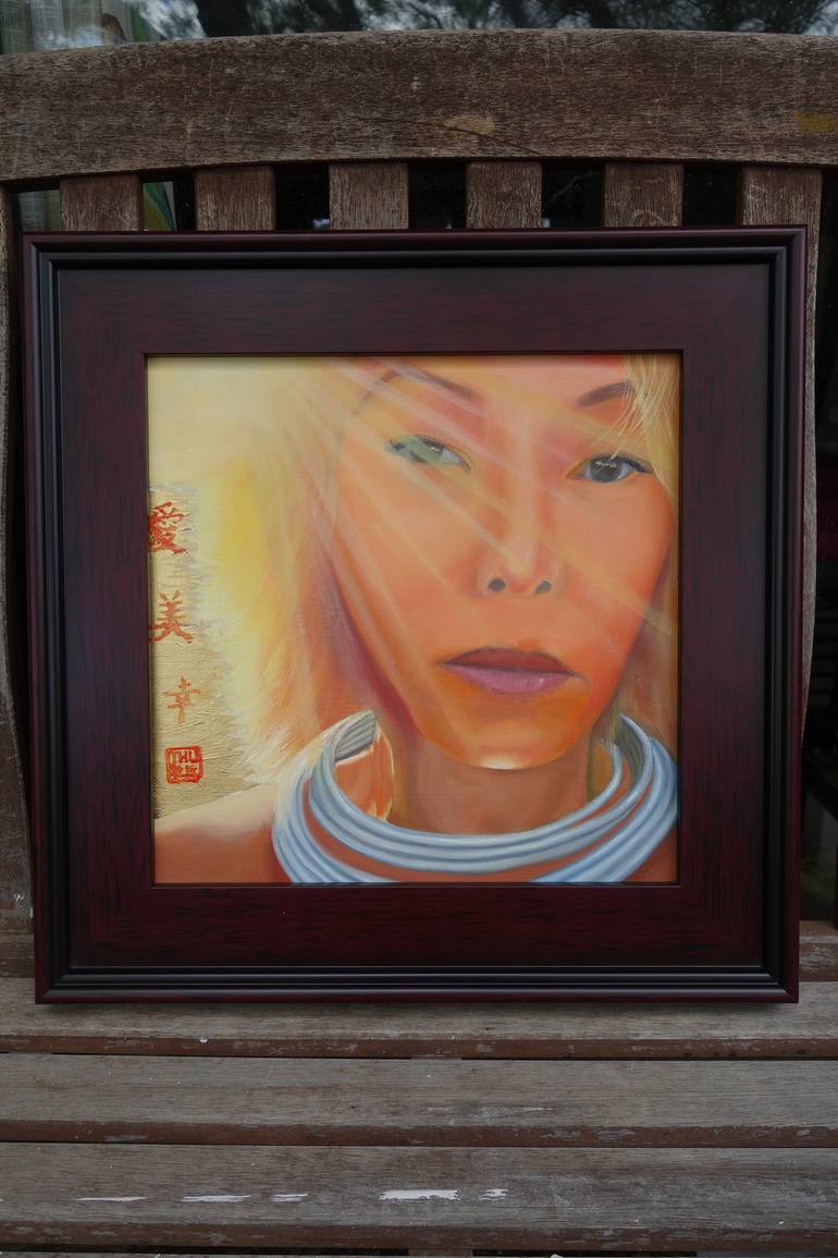 Original Portrait Painting by Thu Nguyen