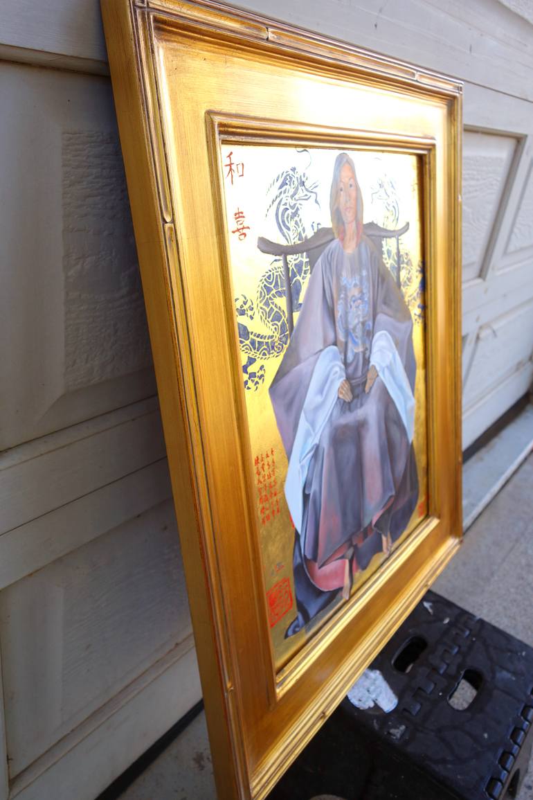 Original Figurative People Painting by Thu Nguyen