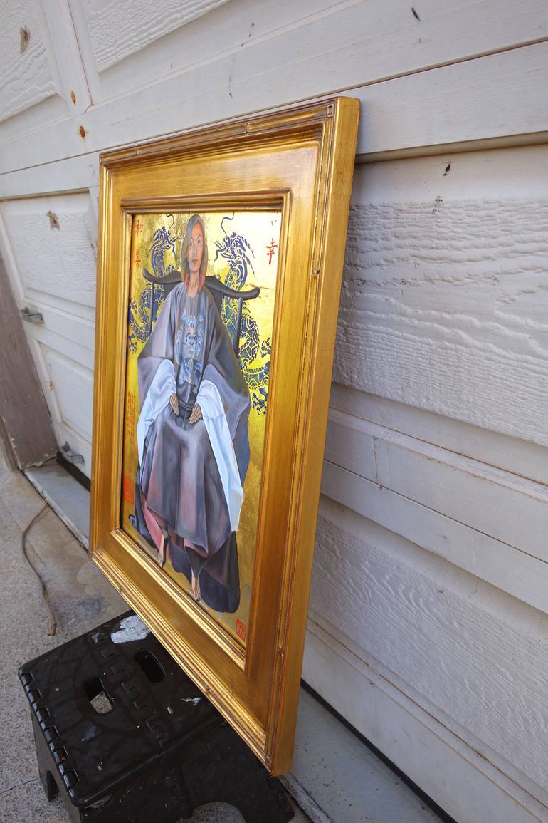 Original Figurative People Painting by Thu Nguyen