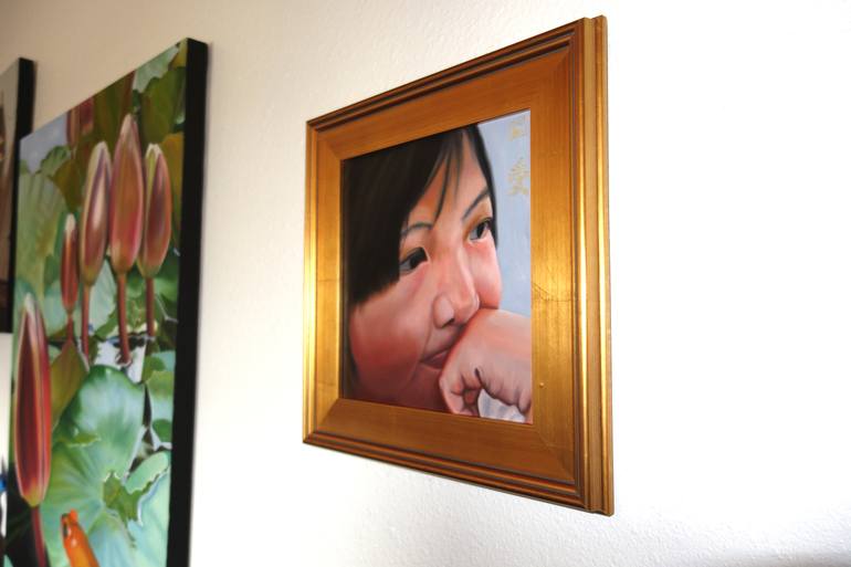 Original Conceptual Children Painting by Thu Nguyen