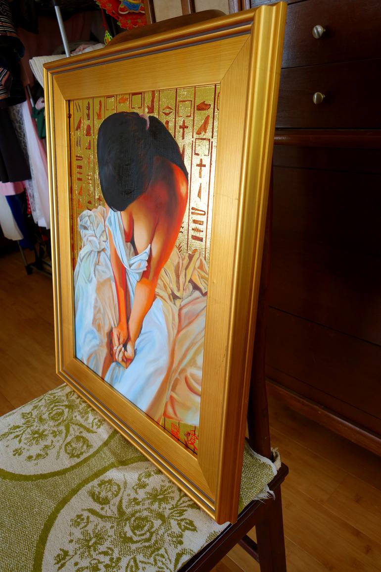 Original Conceptual Erotic Painting by Thu Nguyen