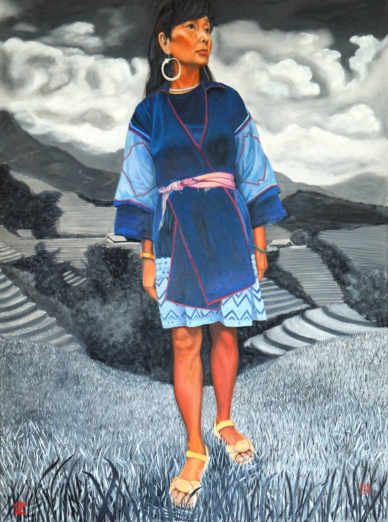 Original Landscape Painting by Thu Nguyen