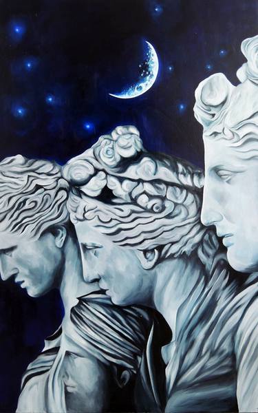 Original Figurative Classical Mythology Painting by talitha maranila