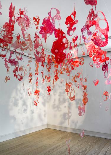 Original Abstract Installation by Hanne Linde