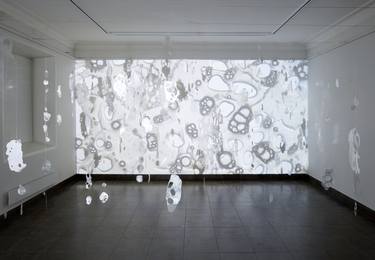 Original Abstract Installation by Hanne Linde