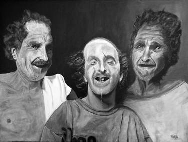 Original Figurative People Paintings by Antonio Dulcidio
