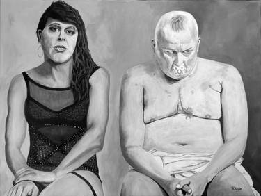 Original People Painting by Antonio Dulcidio