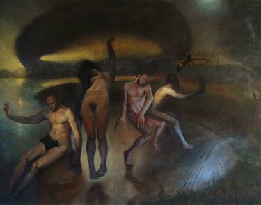 Print of Surrealism Classical mythology Paintings by Richard T Scott