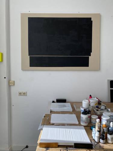 Original Minimalism Abstract Paintings by Laura de Wilde