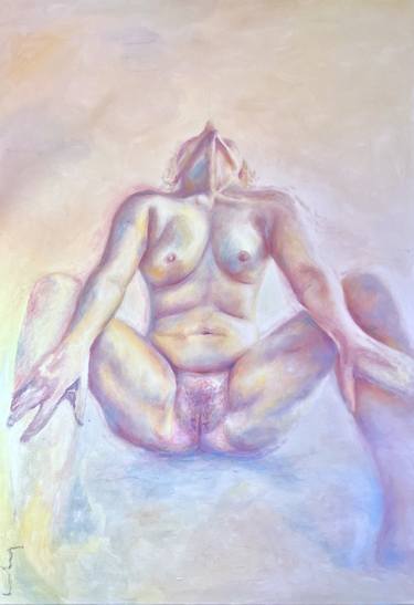 Original Abstract Nude Paintings by Liz Murray