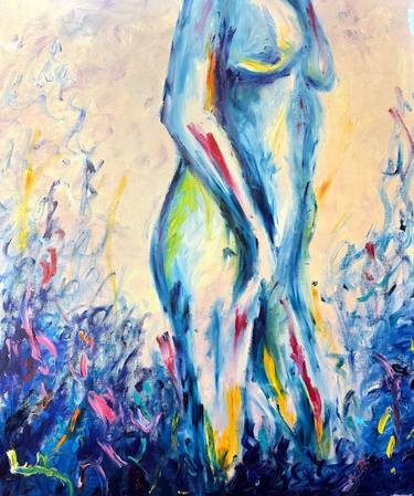 Original Nude Painting by Liz Murray