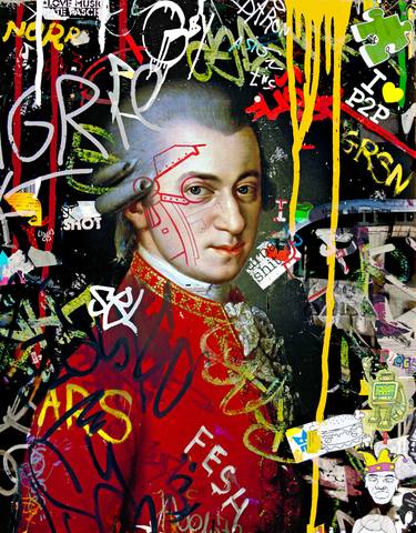 covert and discovered history 122 - Wolfgang Amadeus Mozart - Limited Edition 4 of 50 thumb