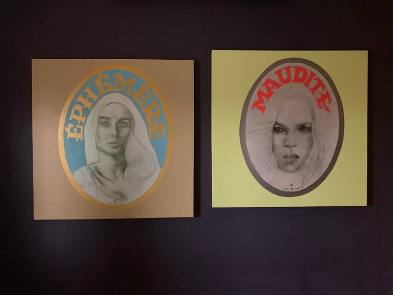 Original Conceptual People Painting by Natasha Mciver