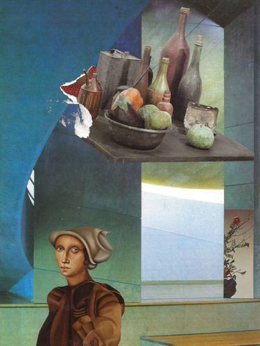 Print of Surrealism Portrait Collage by Mario Bertorelli