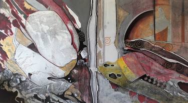 Original Abstract Expressionism Abstract Painting by Damian Ebejer
