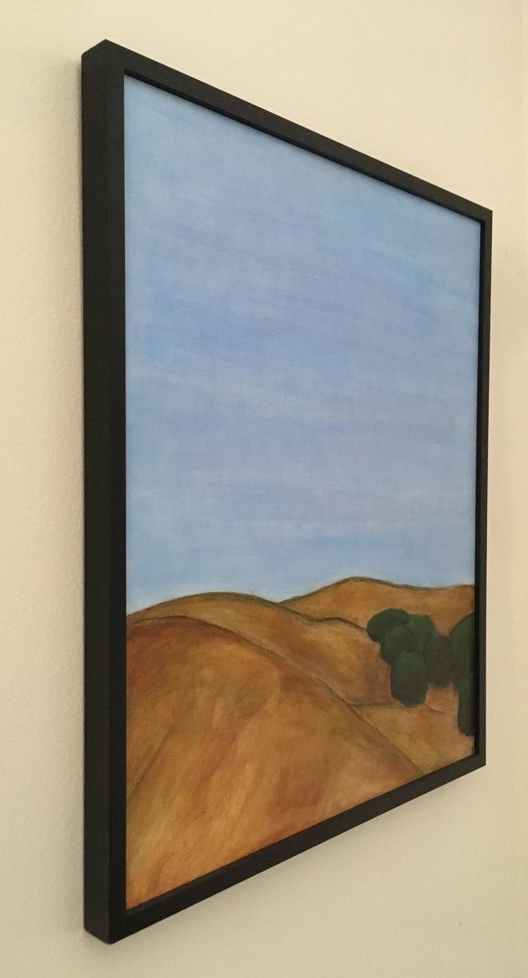 Original Expressionism Landscape Painting by elisa ann lindstrom