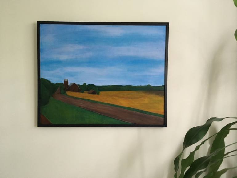 Original Expressionism Landscape Painting by Elisa Ann Lindstrom