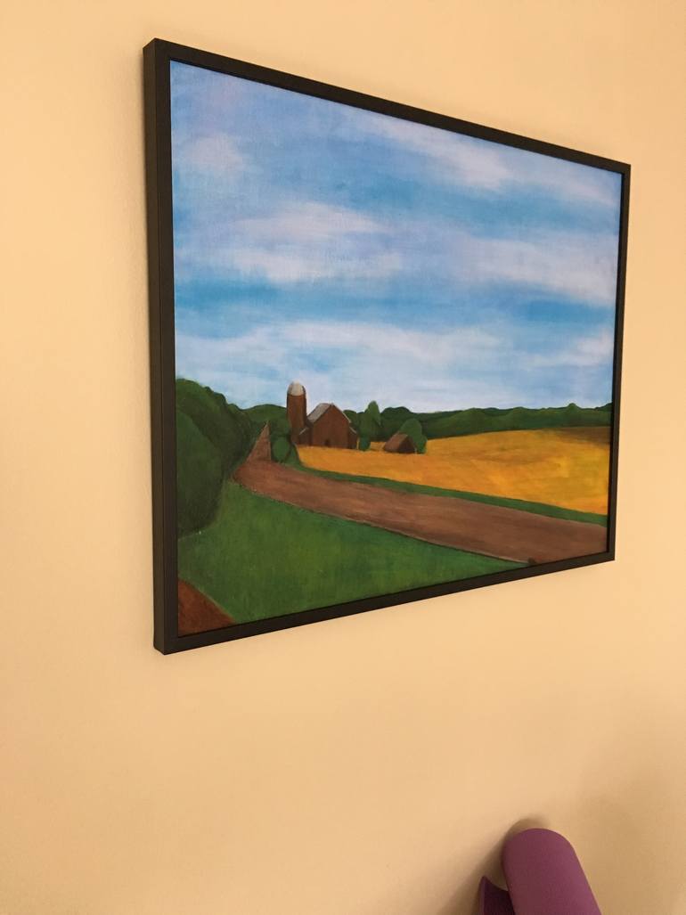 Original Expressionism Landscape Painting by Elisa Ann Lindstrom