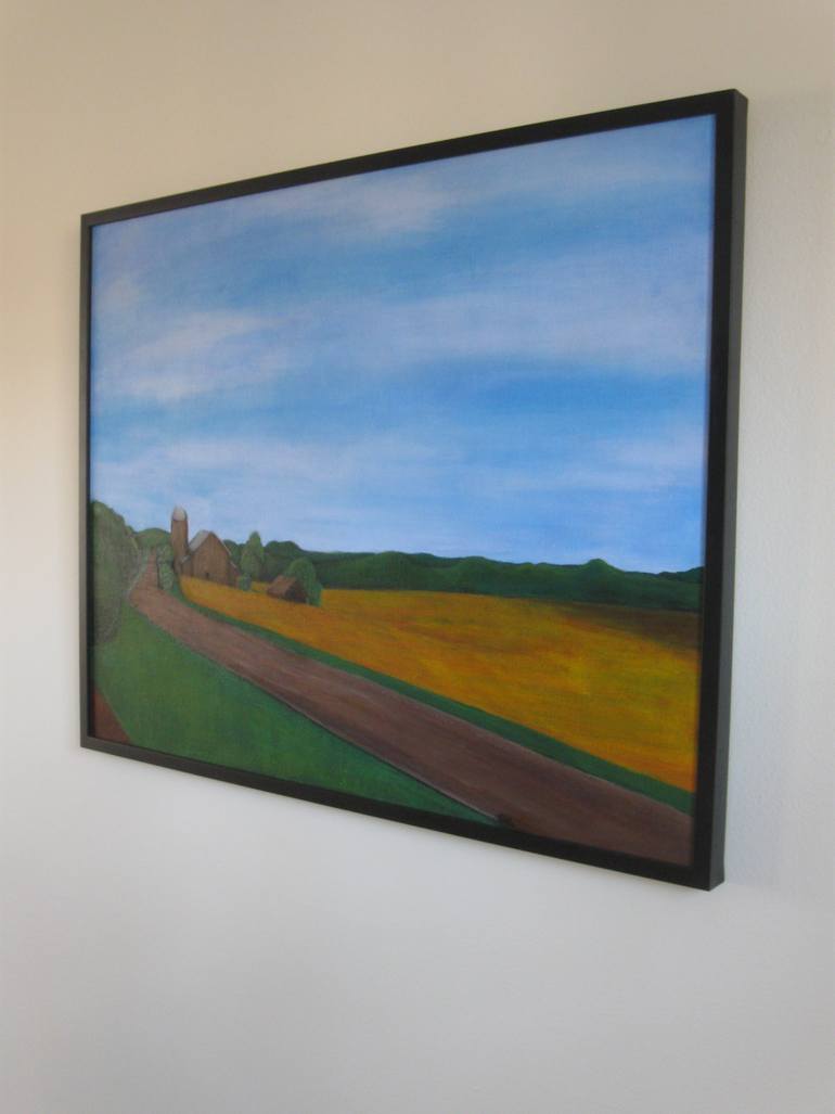 Original Expressionism Landscape Painting by Elisa Ann Lindstrom