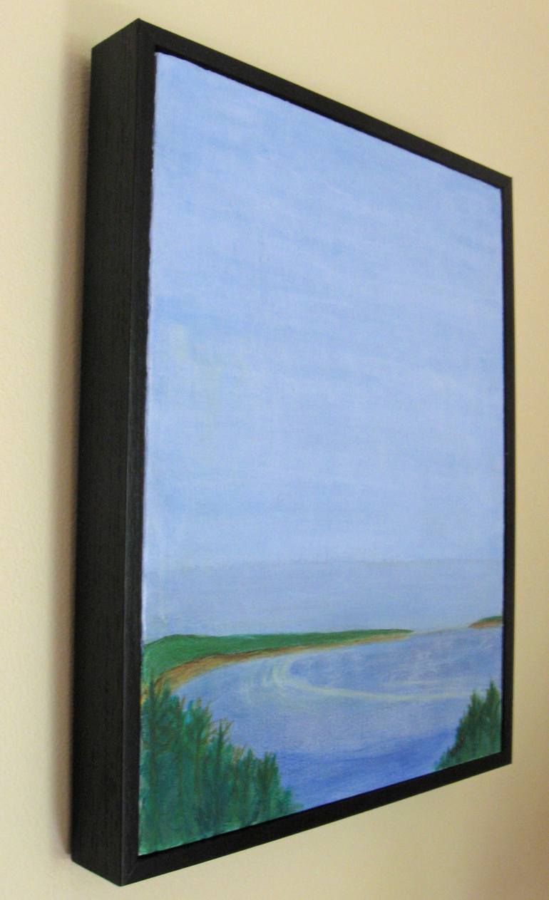 Original Modernism Landscape Painting by Elisa Ann Lindstrom