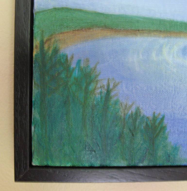 Original Modernism Landscape Painting by Elisa Ann Lindstrom