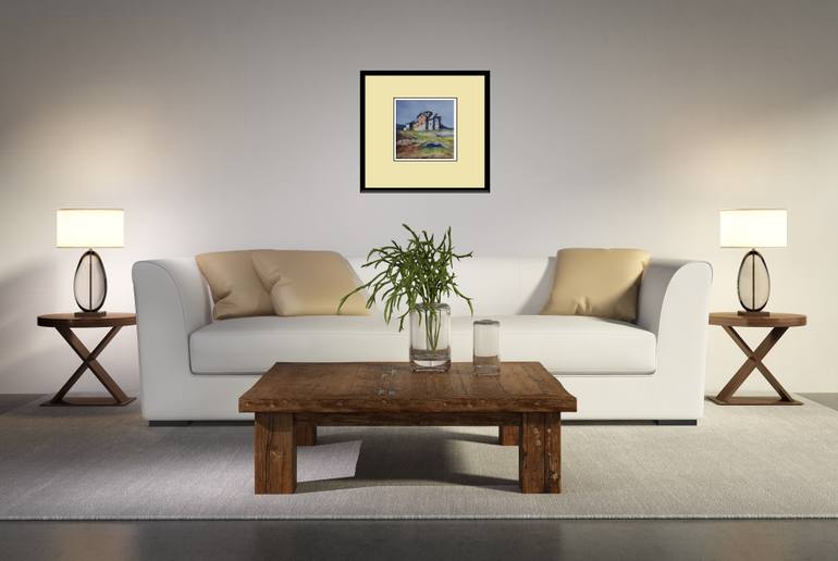 Original Impressionism Landscape Painting by C H H A B I K I S K U
