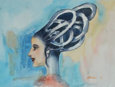 Print of Figurative Fashion Paintings by c h h a b i k i s k u