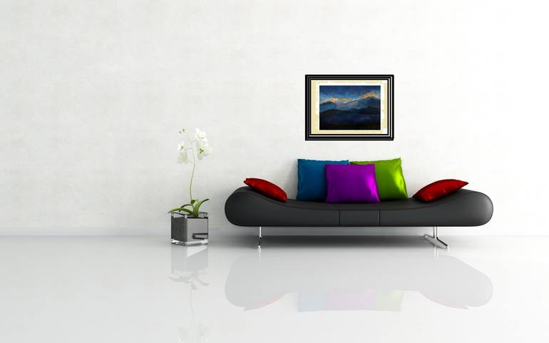 Original Expressionism Landscape Painting by C H H A B I K I S K U