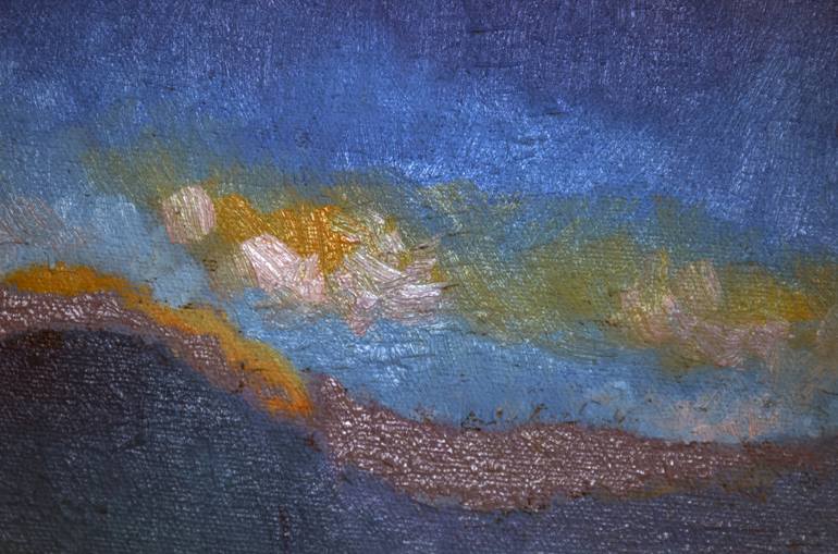 Original Expressionism Landscape Painting by C H H A B I K I S K U