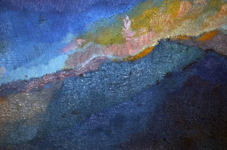 Original Expressionism Landscape Painting by C H H A B I K I S K U