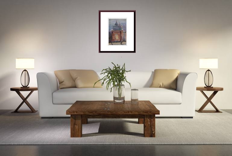 Original Impressionism Landscape Painting by C H H A B I K I S K U