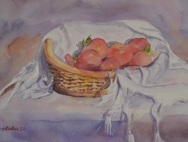 Original Fine Art Still Life Painting by C H H A B I K I S K U