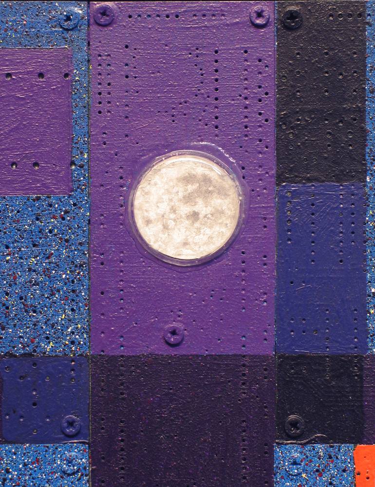 Original Conceptual Geometric Painting by Walter Miranda