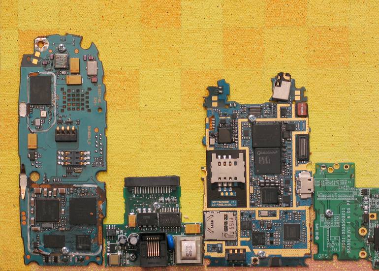 Original Conceptual Geometric Painting by Walter Miranda