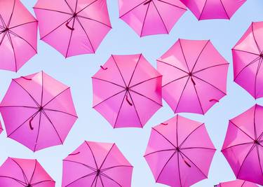 Pink Umbrellas - Limited Edition 1 of 15 thumb