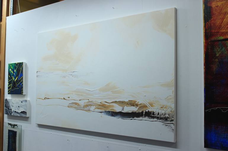 Original Abstract Expressionism Abstract Painting by Michael Lauer