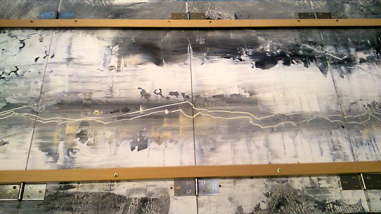 Original Abstract Expressionism Abstract Painting by Michael Lauer