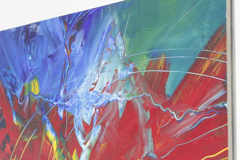 Original Abstract Expressionism Abstract Painting by Michael Lauer