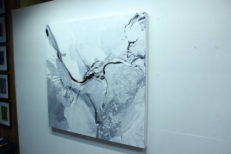 Original Abstract Expressionism Abstract Painting by Michael Lauer