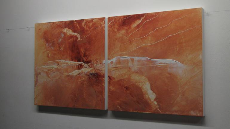 Original Abstract Expressionism Abstract Painting by Michael Lauer