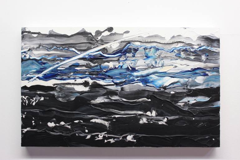 Original Abstract Expressionism Abstract Painting by Michael Lauer