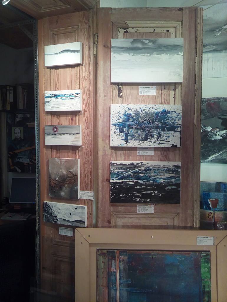 Original Abstract Expressionism Abstract Painting by Michael Lauer