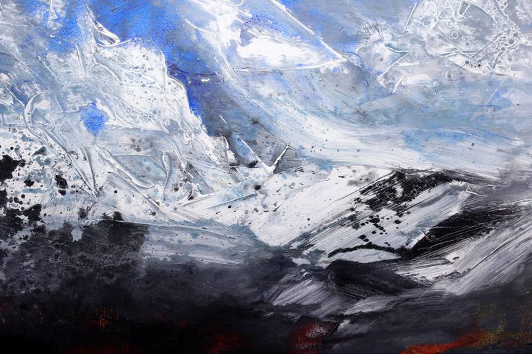Original Abstract Expressionism Abstract Painting by Michael Lauer
