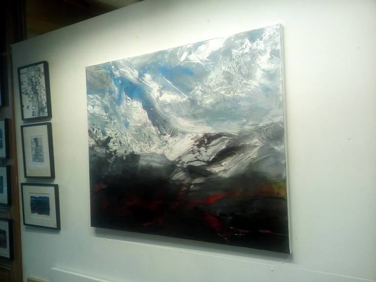 Original Abstract Expressionism Abstract Painting by Michael Lauer