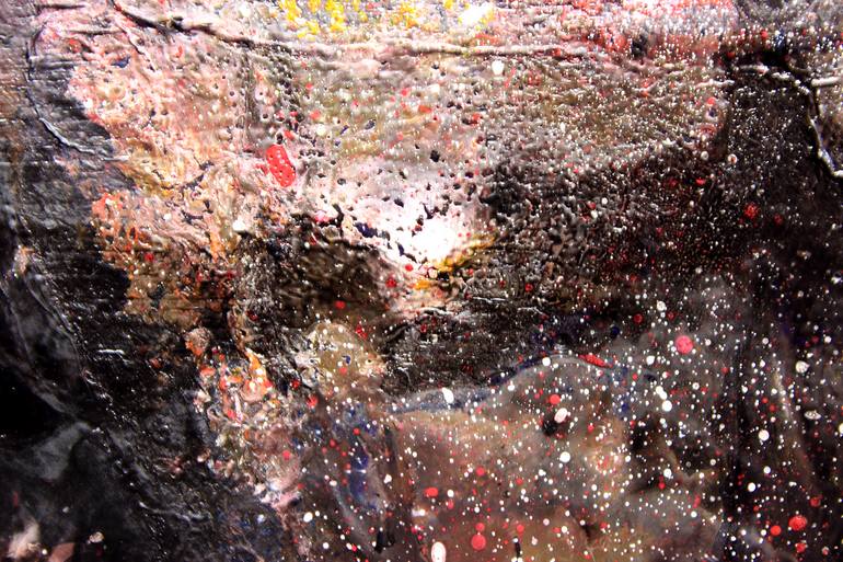 Original Abstract Expressionism Abstract Painting by Michael Lauer