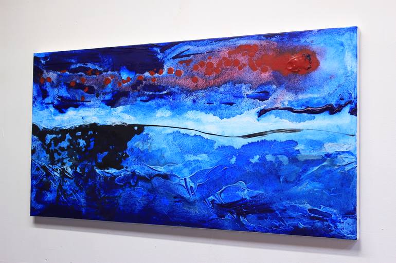 Original Abstract Expressionism Abstract Painting by Michael Lauer
