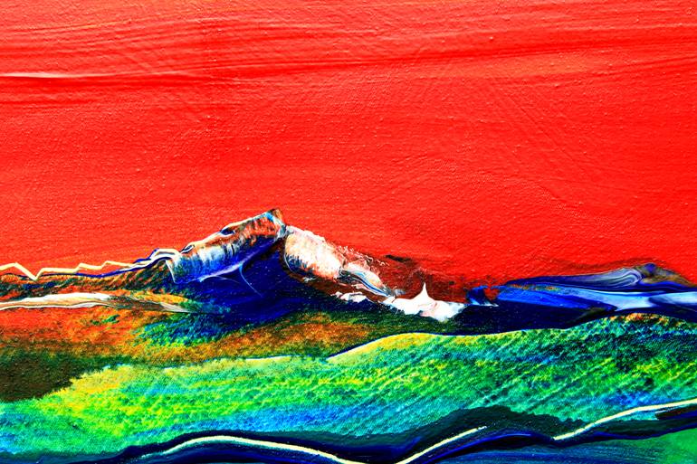 Original Abstract Expressionism Abstract Painting by Michael Lauer